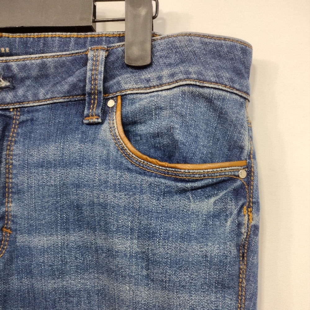 White House Black Market The Skimmer Jeans Womens 10 Blue Western Rodeo Retro - Picture 4 of 10